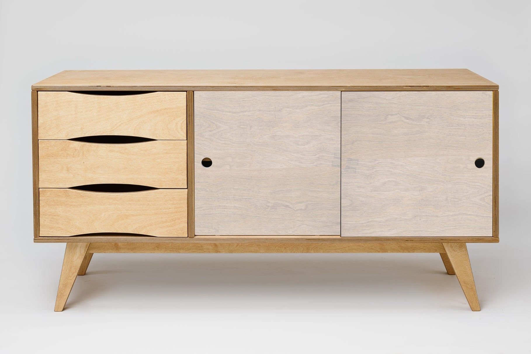 Деревянный шкаф с ящиками с раздвижными дверями Radis Special treasures ARCH-00093521 - Вид №6