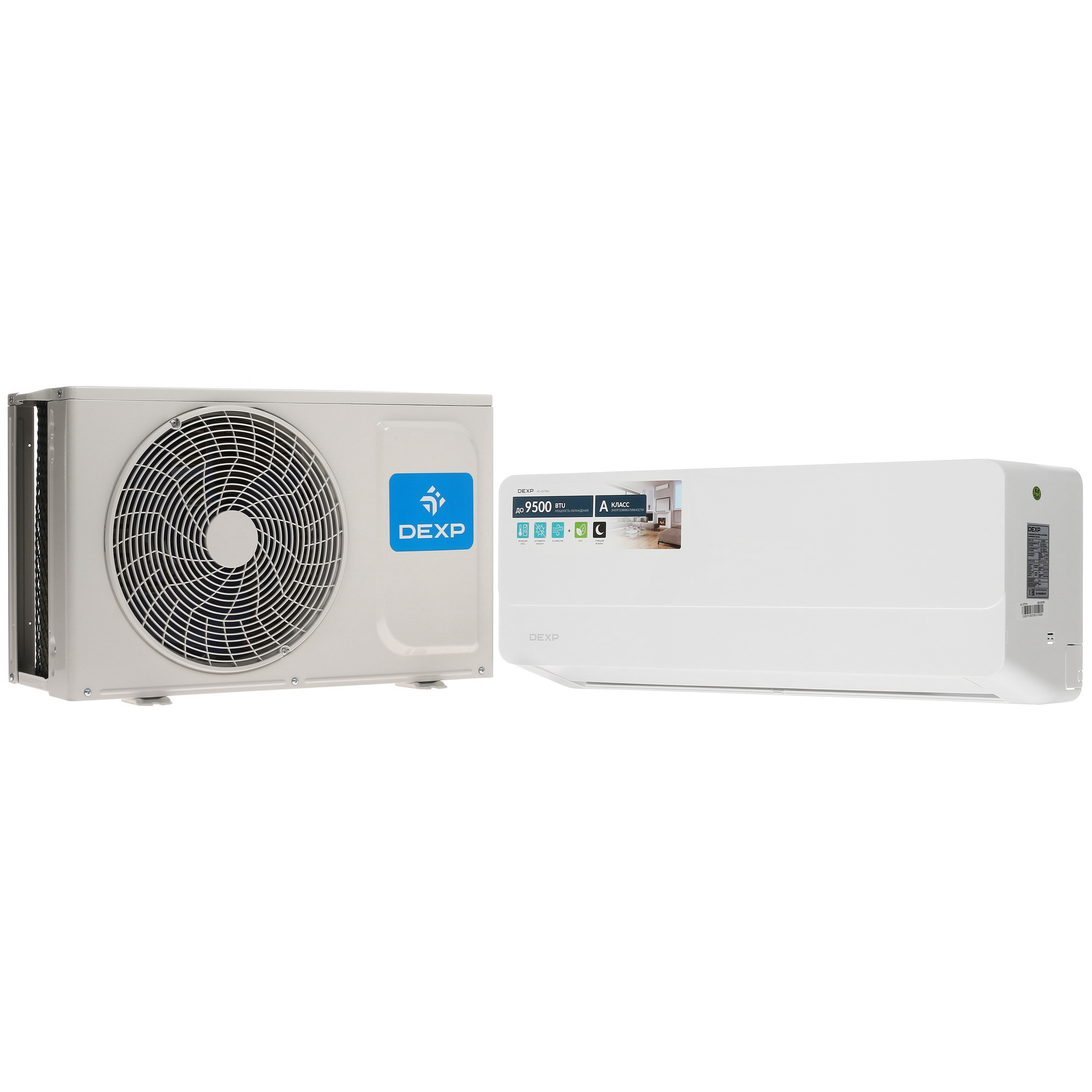 9017837 Кондиционер настенный сплит-система DEXP AC-CD7INV белый STDN-0019103