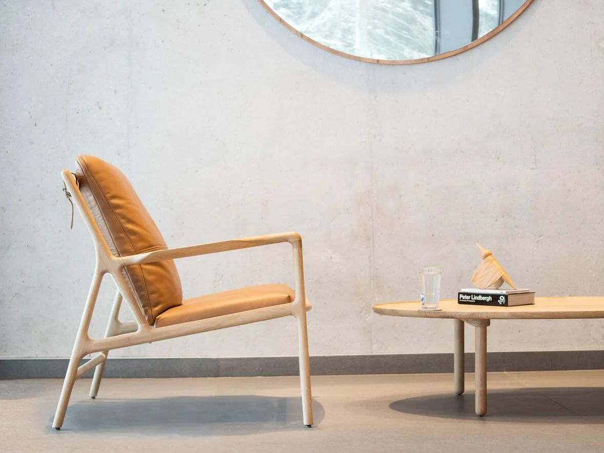 Овальный журнальный столик из дуба Gazzda Mu ARCH-00151248 - Вид №2