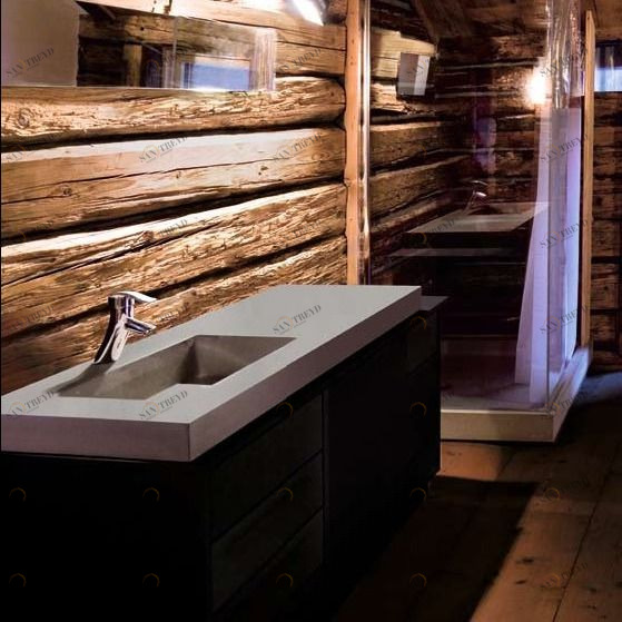 46221 Встроенная раковина под столешницу овальная Bagno Sasso 