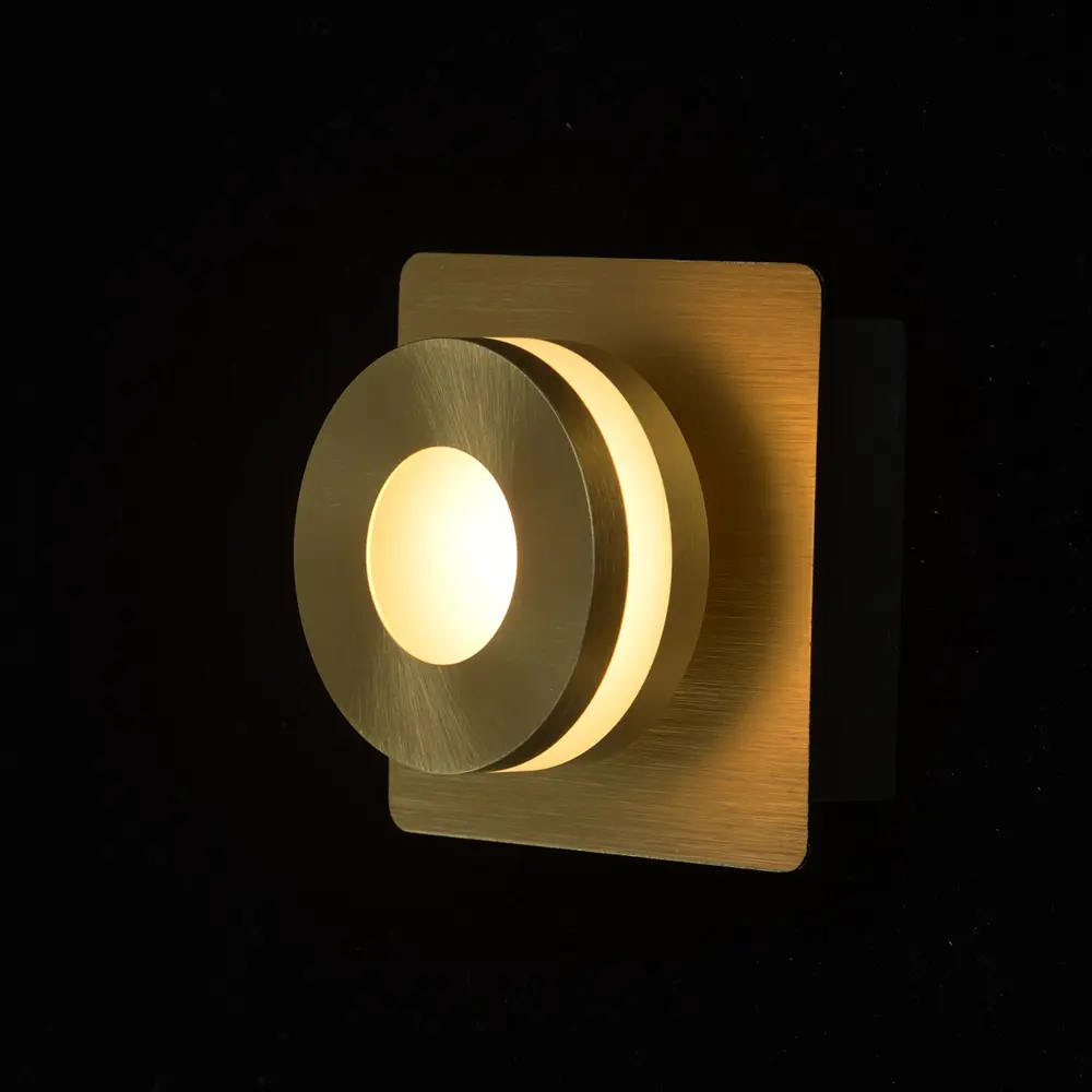 Спот светодиодный Пунктум 1х5 Вт 220 В IP44 цвет золото 82034818 STLM-2188577 MW-Light  - Вид №1