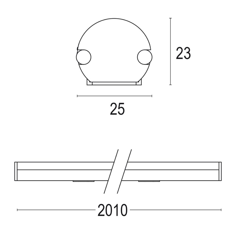 Linear 1 W Ghidini Линейный для освещения бухты .01 Белый (Матовый)  - Вид №3