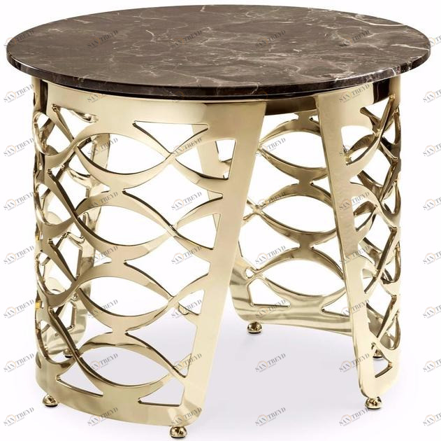 Cantori Круглый мраморный журнальный столик для гостиной Isidoro sun-id-1396284