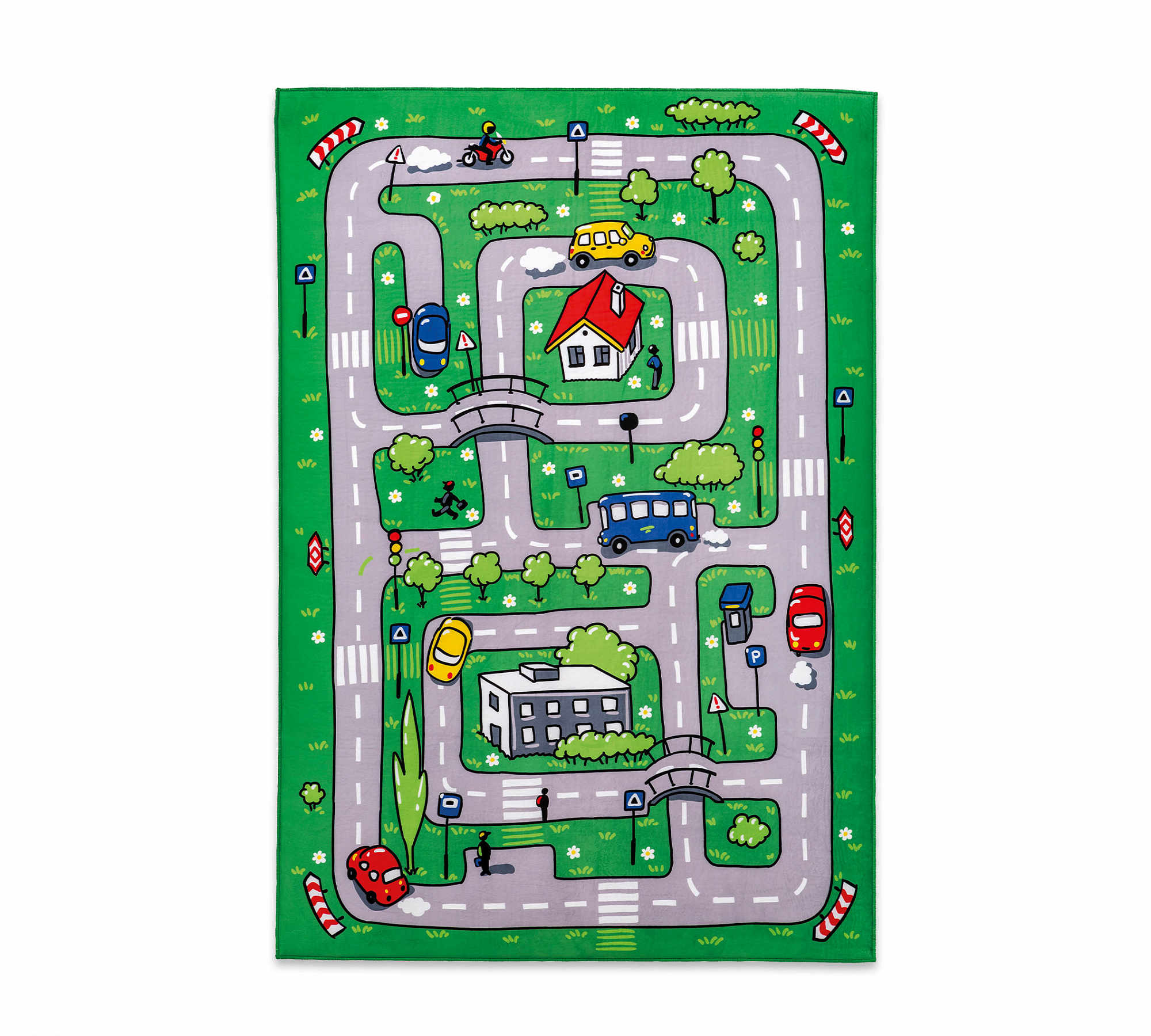 Ковер детский зеленый 100х150 см Traffic CILEK  00-3832229 Зеленый Santreyd  - Вид №3