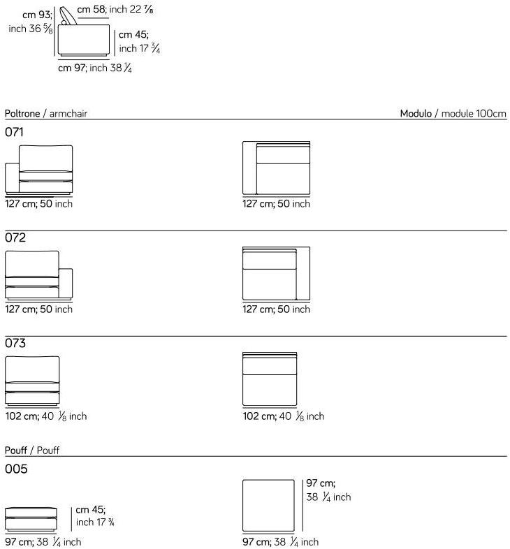 AMURA 2-местный тканевый диван Murray Am022.030 - Вид №12