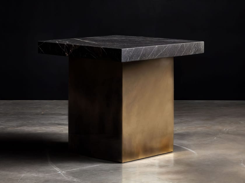 Квадратный мраморный журнальный столик Wayne Enterprises Home Collection WE-165 ARCH-00047053