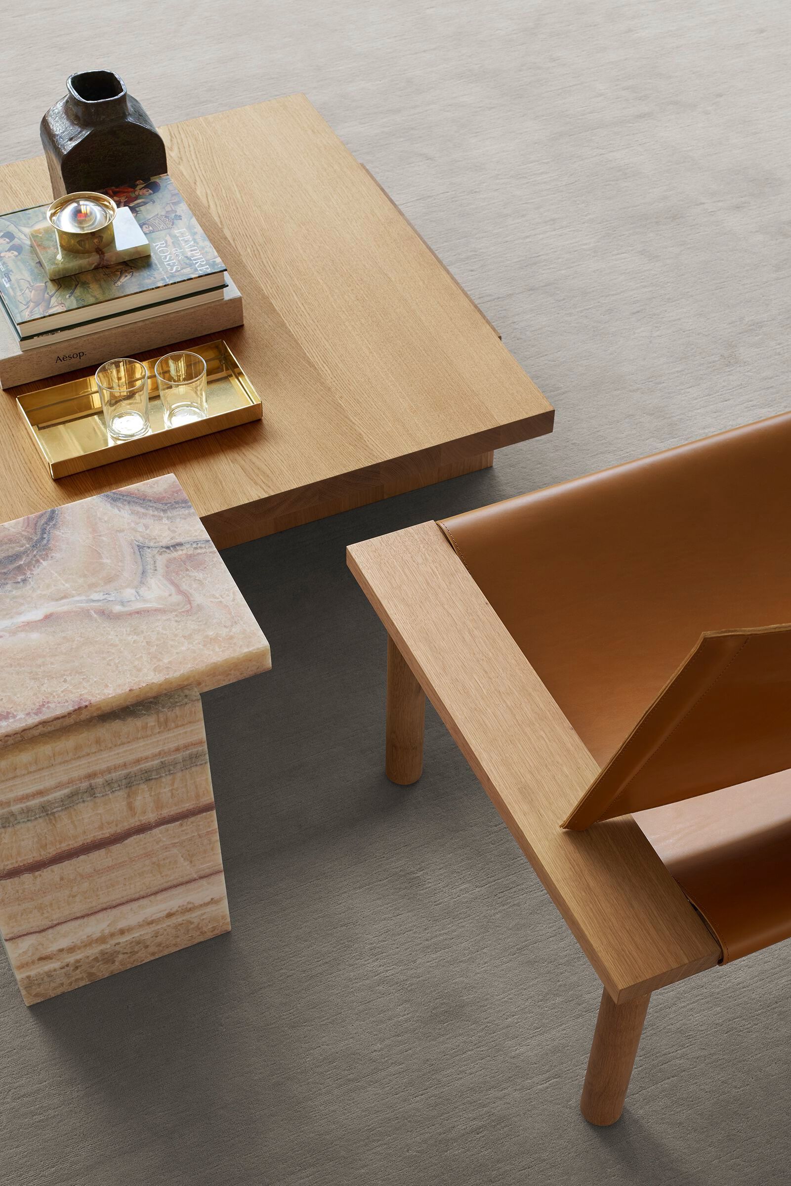 Журнальный столик из оникса e15 TORE ONYX ARCH-00034206 - Вид №7