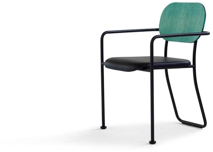 Blå Station Мягкое кожаное кресло с подлокотниками Åhus Bla Station sun-id-1485221 - Вид №24