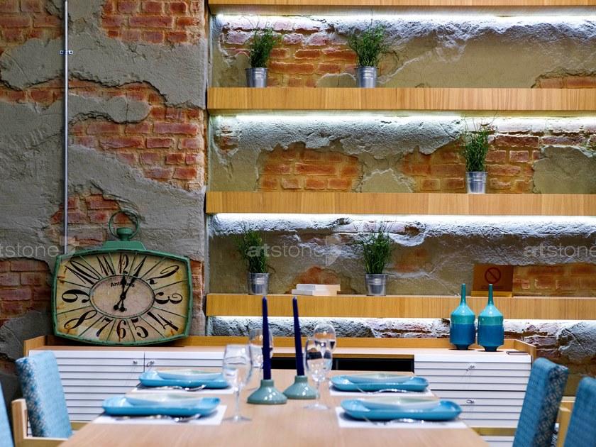 Artstone Panel Systems Панель с трехмерными эффектами из стекловолокна с эффектом кирпича для внутреннего и наружного применения Hormigon sun-id-1442950 - Вид №4