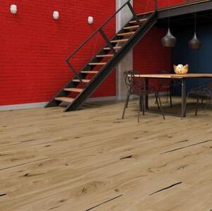 Паркетная доска Baltic Wood Miracles Эволюшн Дуб Рустик с брашью (Текстурированная) 1080х148 мм.