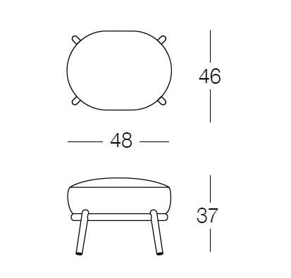 Ткань пуф MEMEDESIGN Drop ARCH-00080444 - Вид №8