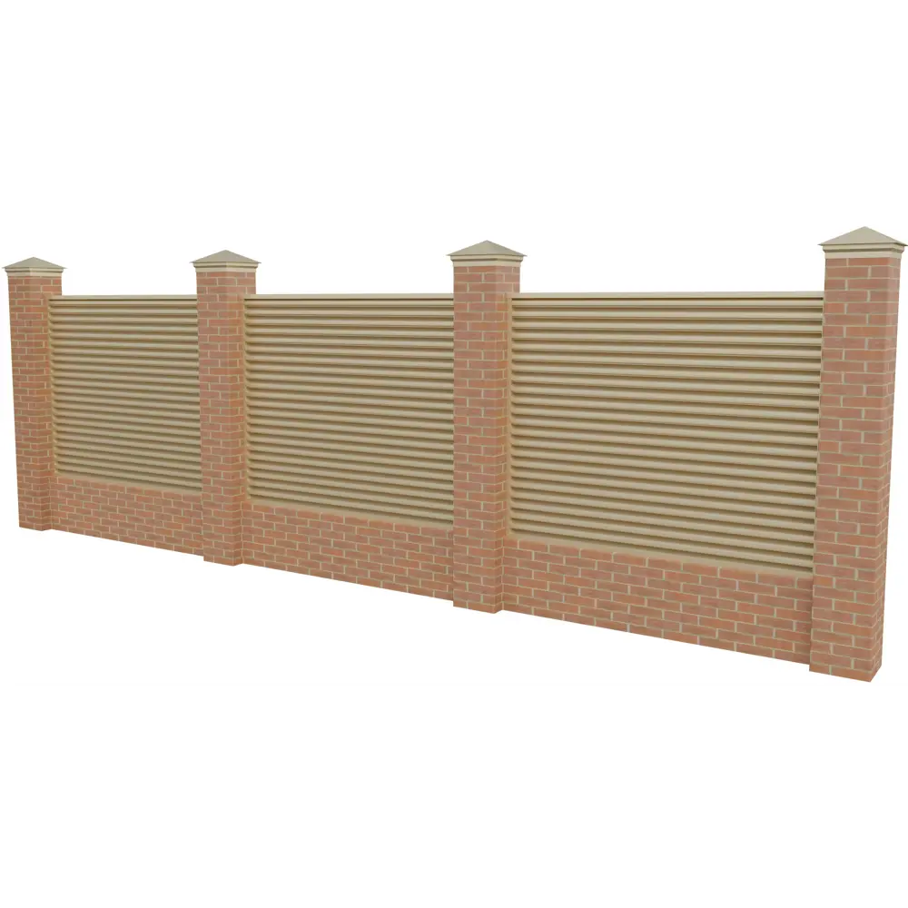 Santreyd Кавказ - забор-жалюзи с двусторонним дизайном 2×2.5 м 88698258 нет STLM-0959628 - Вид №12