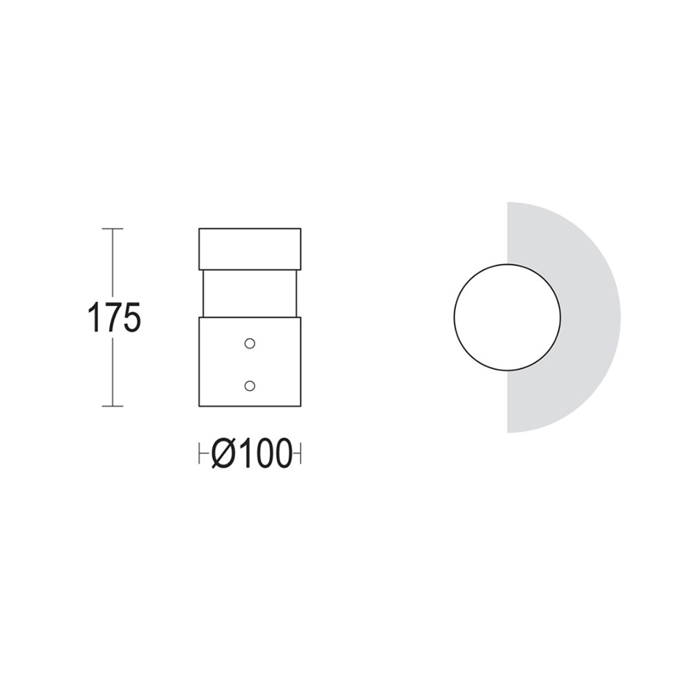 Tondo 175 Ghidini Tondo .05 Темно-Cерый (Матовый) - Вид №1