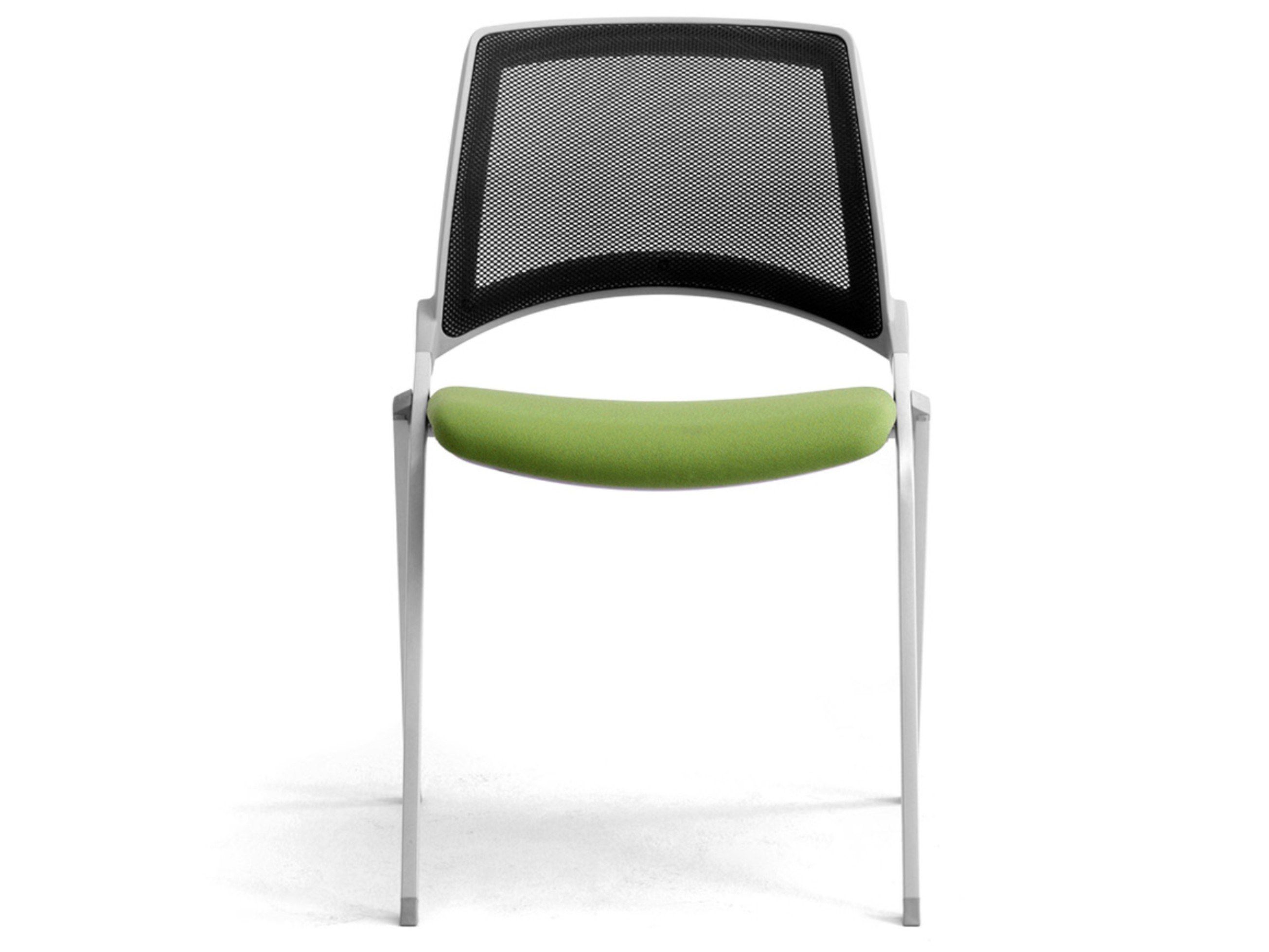 Штабелируемый стул из стали и ткани Leyform Key Ok ARCH-00056269