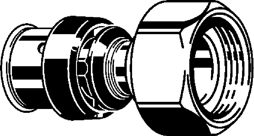 730 239 Модель 6763 Трубопроводные системы  Viega Smartpress  Резьбовые соединения Santreyd  - Вид №1