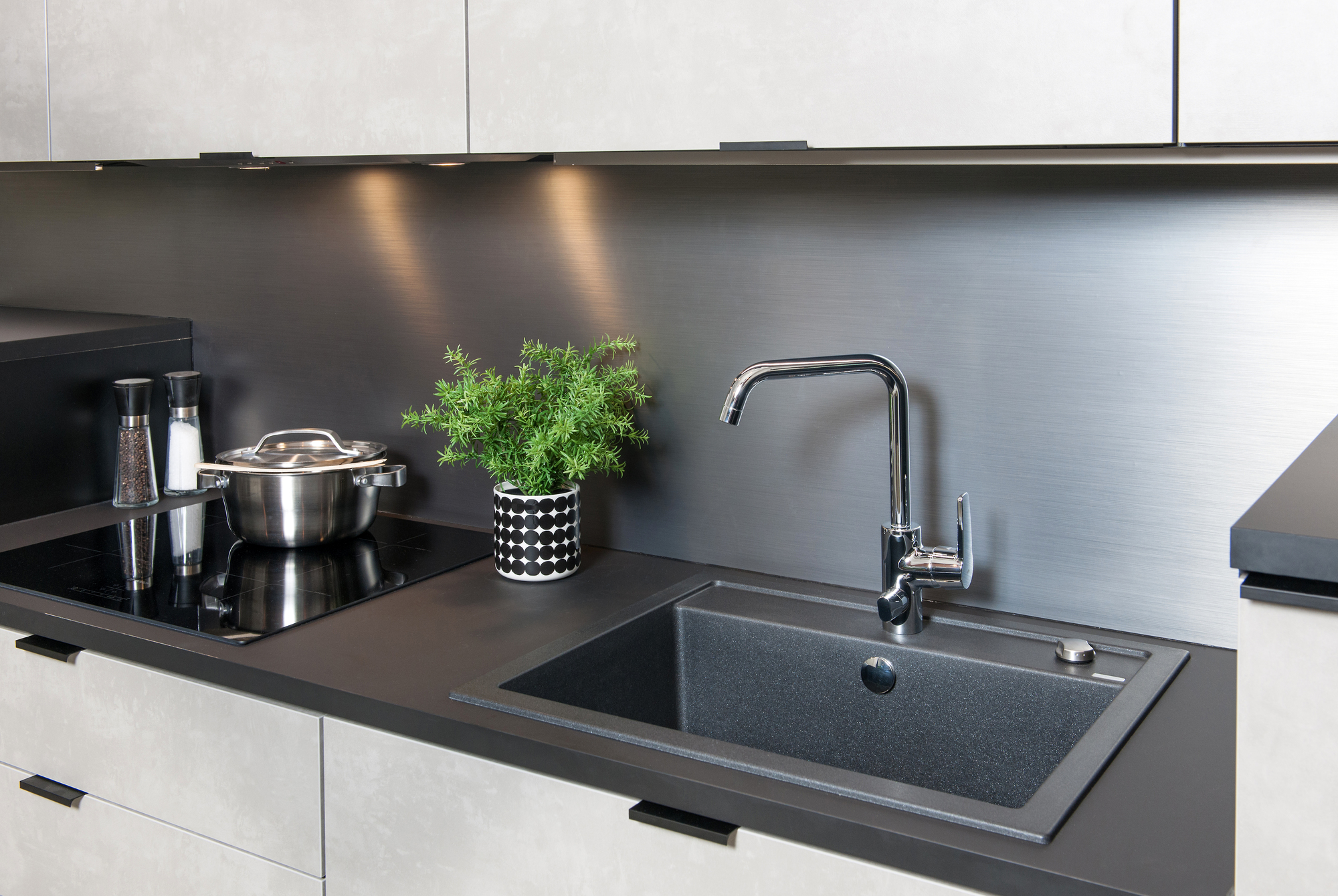 Oras 3936F Смеситель для кухни с клапаном 3936F Saga Хром  - Вид №1