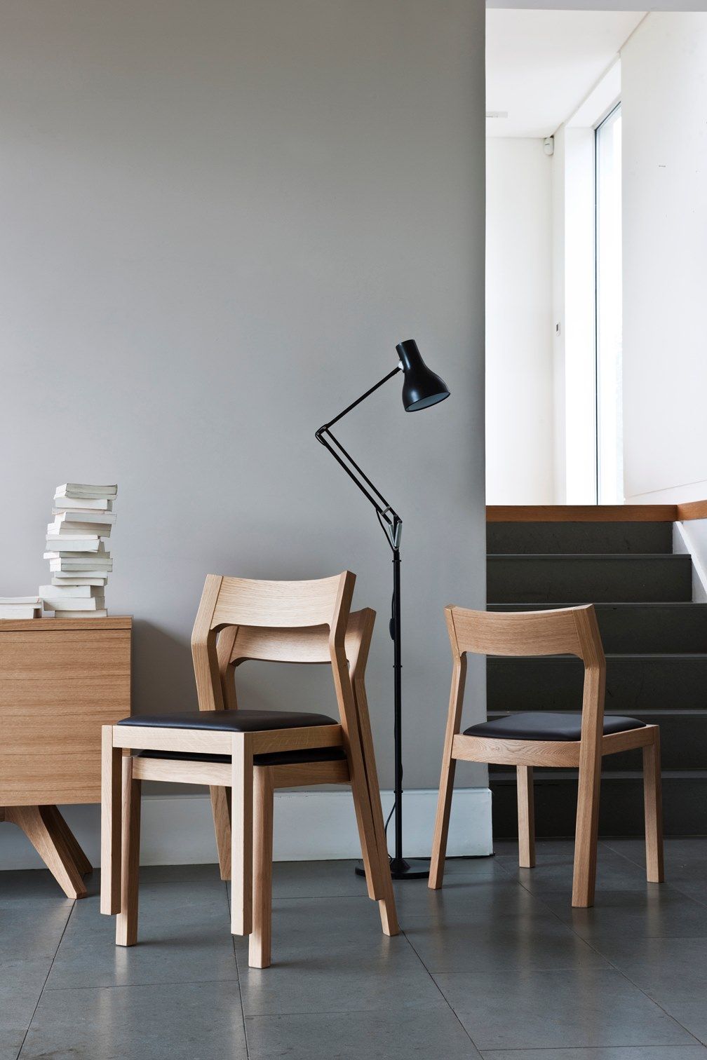 Дубовый стул с мягким сиденьем Case профиль ARCH-00098606 - Вид №12