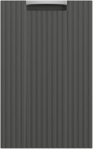 Фасады для кухни Модерн Фрезеровка «Магнум Билд» 201 Графитовый