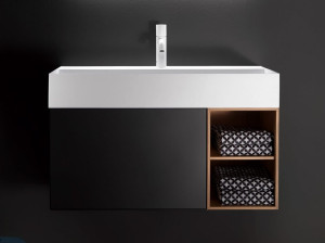 Подвесной умывальник с ящиками