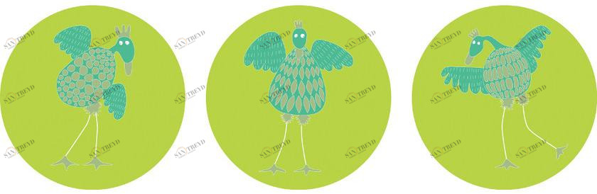 CONCEPTUWALL Декор из клейкой ткани Poulettes sun-id-1437621