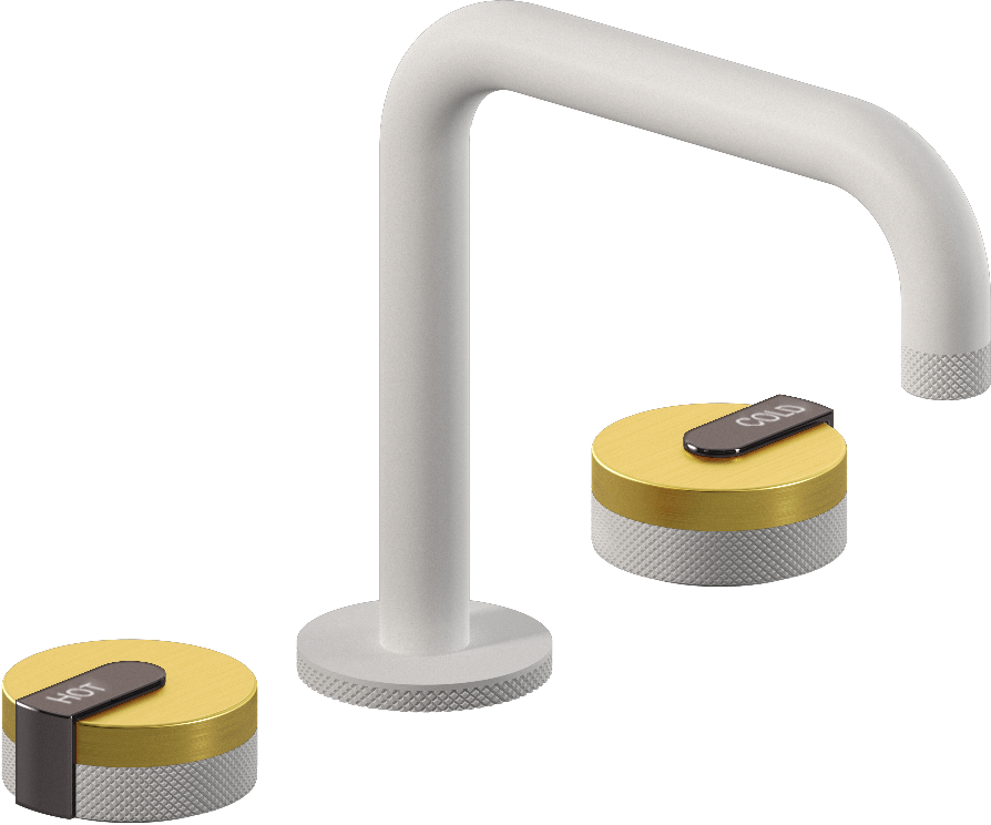 E-11511-R1BAU-L1OX-WT Смеситель для умывальника на 3 отвертия GRAFF MOD+