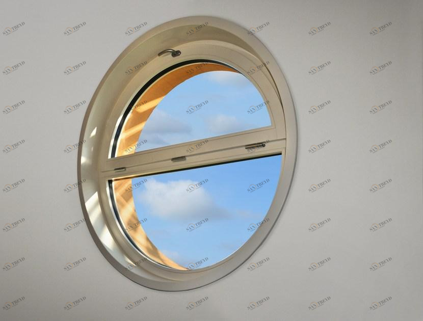 NAVELLO Поворотно-поворотное окно из дерева с изогнутыми дверцами Omero sun-id-1469528