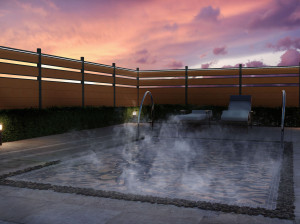 WPC модульный забор