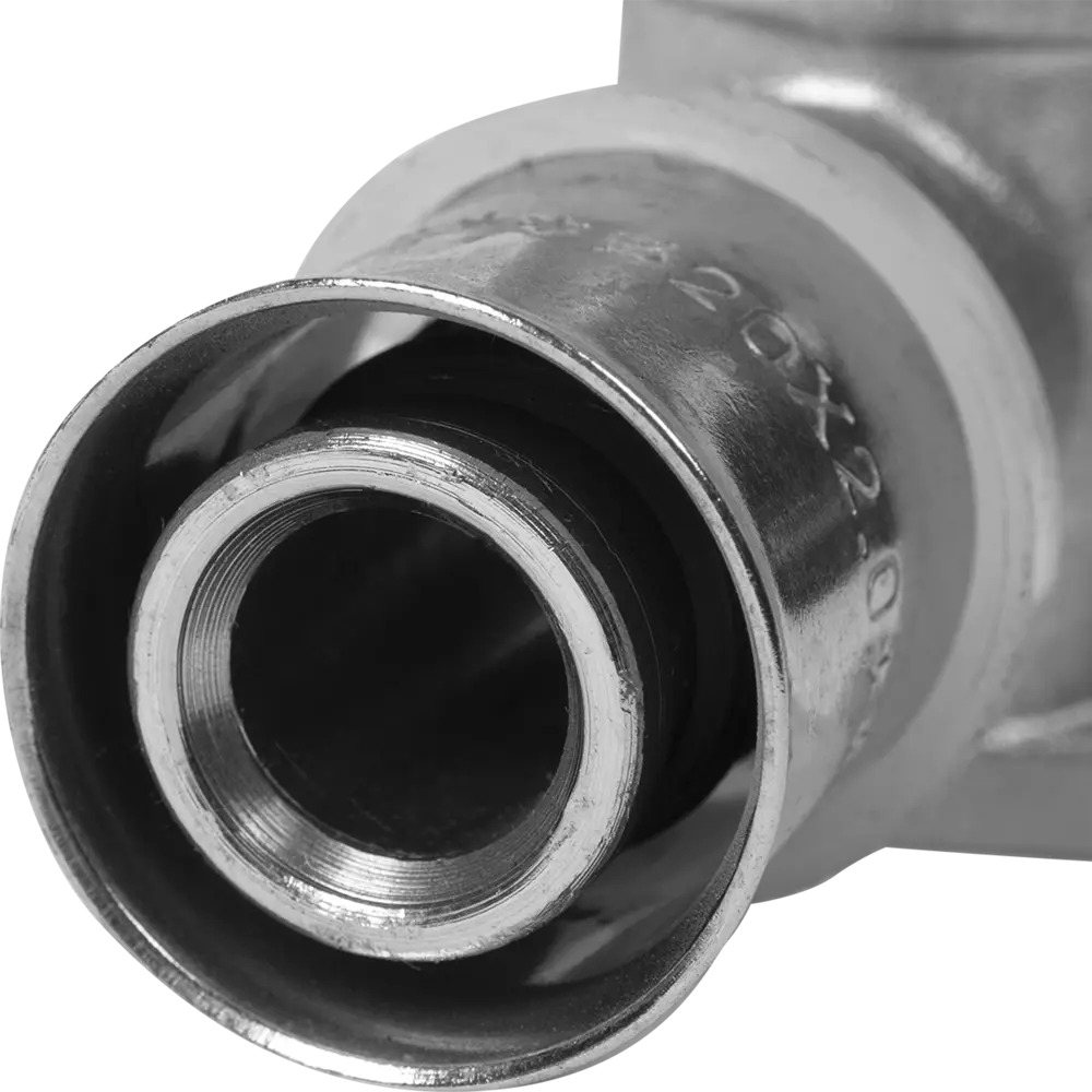 Водорозетка Valtec 1/2"x20 мм ВР никелированная латунь VTM.254.N.002004 15474727 STLM-2020270  - Вид №2