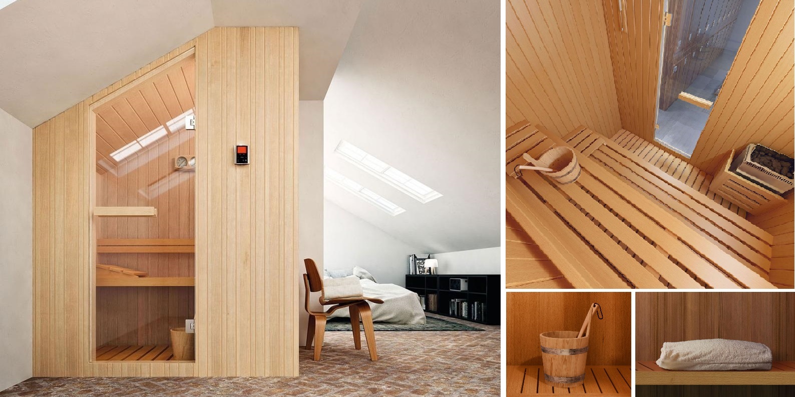 Биосауна Nuvola B 133x135 Glass1989 NUVOLAB133X135 - Вид №1