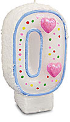 3010 Свеча мигающая Хамелеон тортовая цифры 6.5 x 10 см 155 г 0 Омский Свечной 