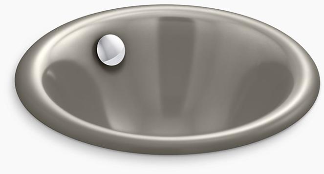 KOHLER Круглая встраиваемая раковина Iron Plains / под столешницу K-20211-K4 