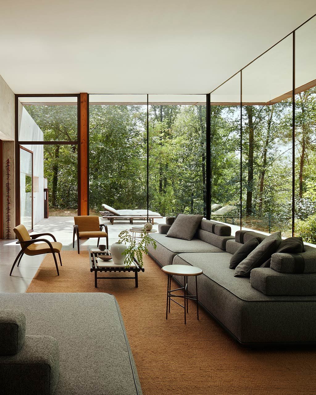 Ткань сад стул с подлокотниками Exteta Franco Albini Re-edition ARCH-00095404 - Вид №15