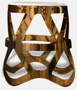 MORADA Круглый журнальный столик из стали и мрамора Crown Crown royal st