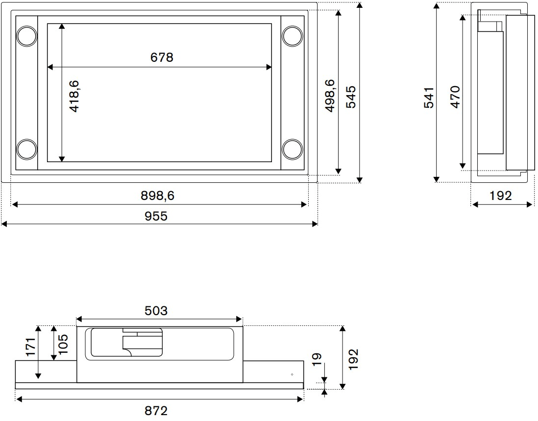 Bertazzoni Потолочная вытяжка из нержавеющей стали Modern sun-id-1430813 - Вид №1
