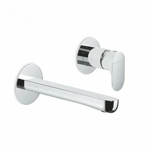 Наружная часть группы раковины состоит из: смесителя настенный однорычажный без сливного гарнитура. LINFA II NEWFORM Италия