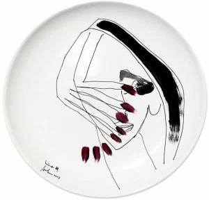 Kiasmo Керамическая тарелка Mirror K+mm5