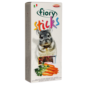 ПР0021837 Лакомство для грызунов Палочки для шиншилл с морковью 80г Fiory