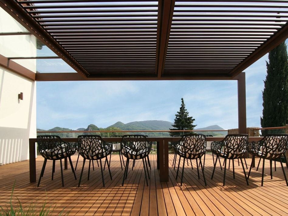 Пергола из алюминия с поворотными пластинами STUDIO 66 BLADE 180 ARCH-00037743 - Вид №7