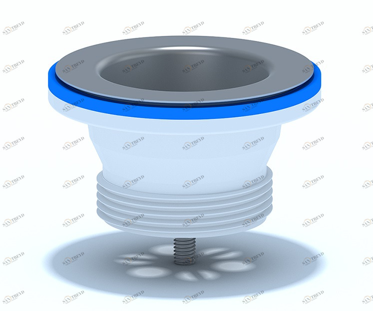 Выпуск для кухонной мойки АНИ из нержавеющей cеткой 1 1/2" M100 АНИ пласт 7244