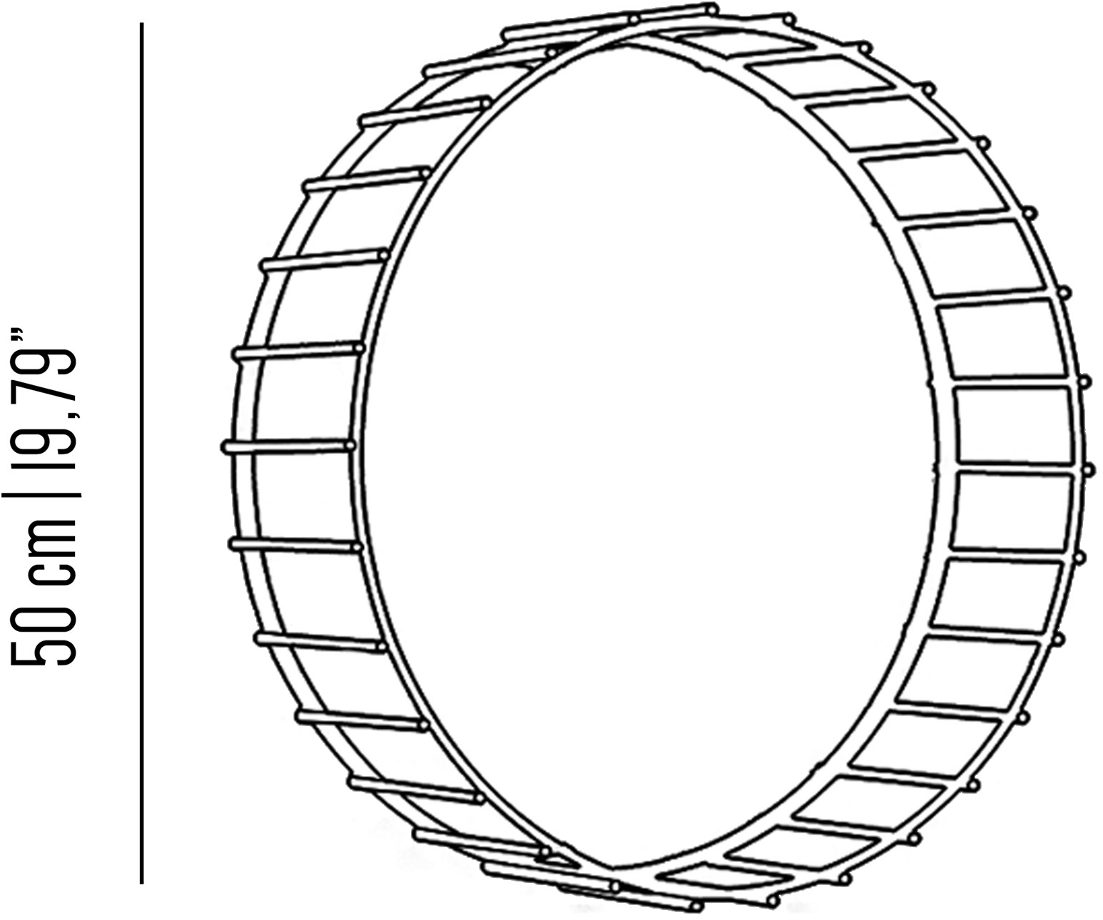 Il Bronzetto Круглое зеркало из латуни с рамкой Cage Cag07 - Вид №8