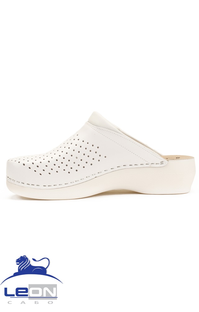 62032 Сабо "Leon LIGHT" женские белые LEON  Сабо и сланцы размер 39  - Вид №3