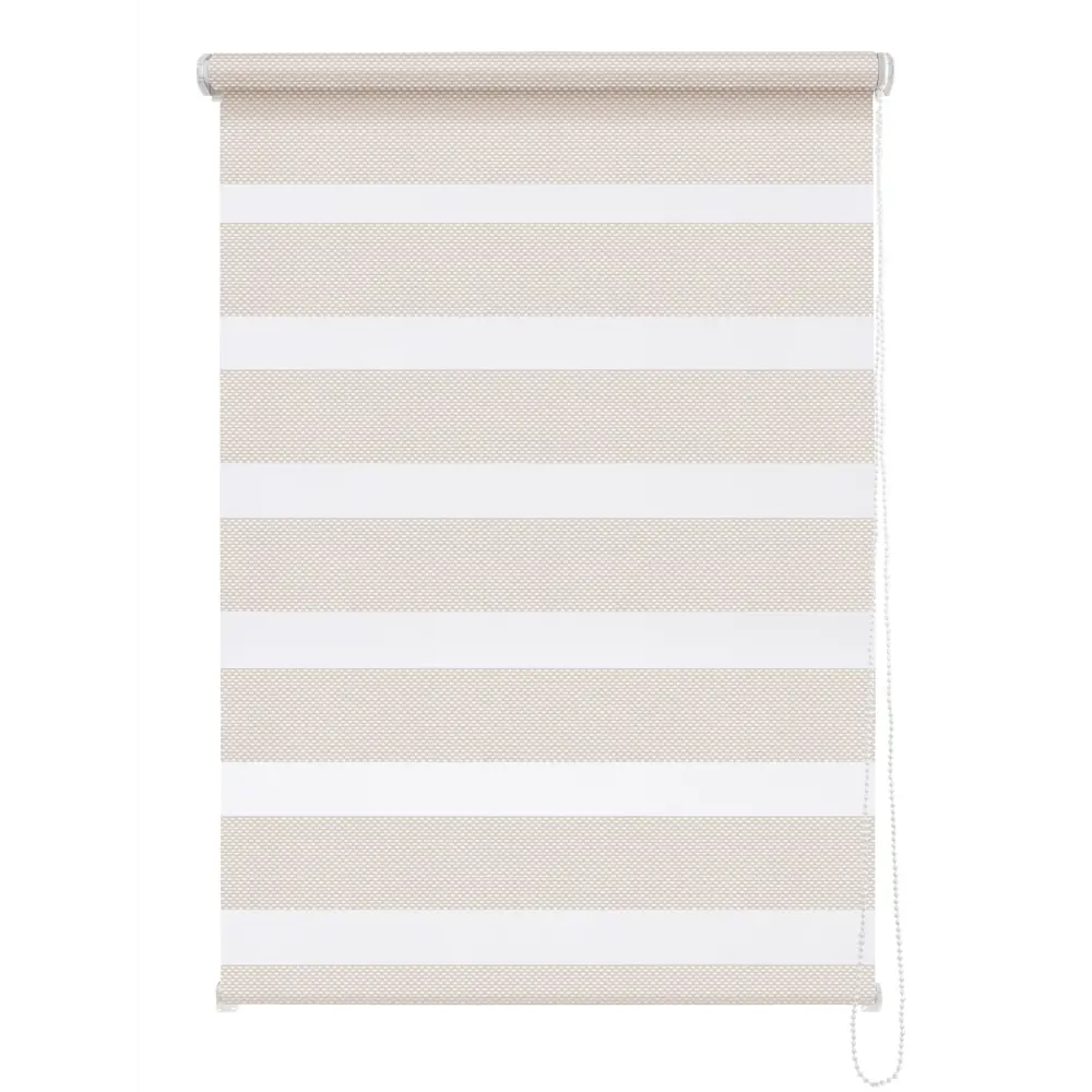Штора рулонная день-ночь Liza 60x160 см бежевая MIAMOZA Коллекция 2024г STLM-2015408