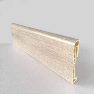 Напольный плинтус  Дуб пепельный 80мм