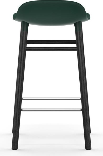 603216 Барный стул 65 см, черный, зеленый, Normann Copenhagen Form - Вид №3