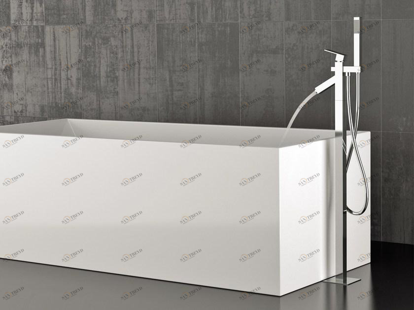 Rubinetterie Mariani Смеситель для ванны напольный с ручным душем Tower 21a-tw