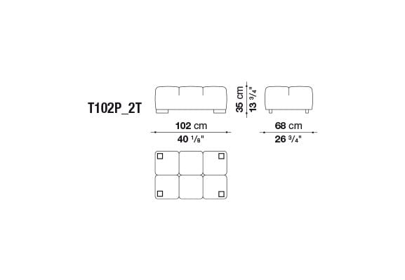 Модульный диван B&B Italia Tufty Time ARCH-00144354 - Вид №9