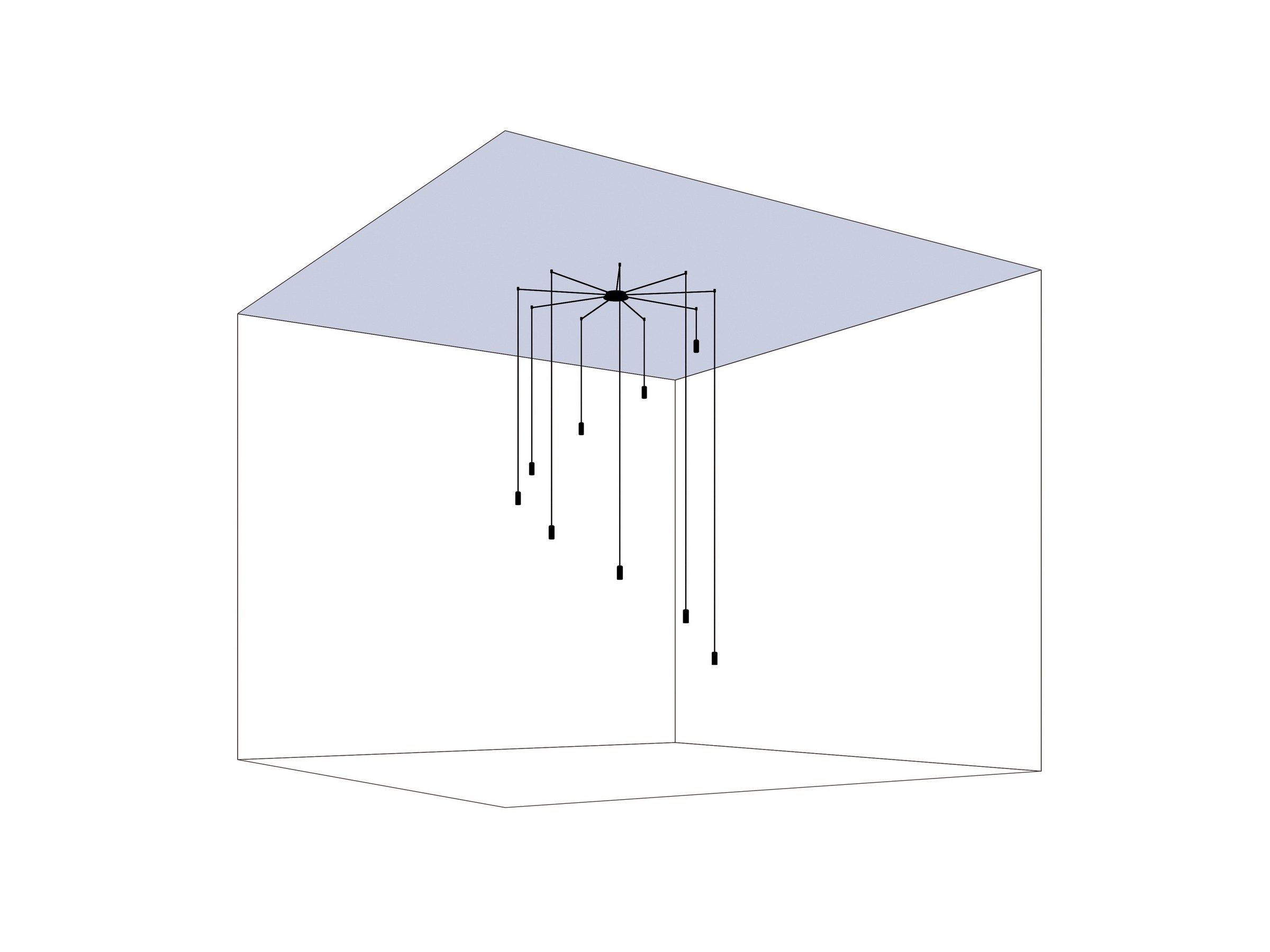 Светодиодный подвесной светильник Vibia Wireflow Free-Form ARCH-00046115 - Вид №14