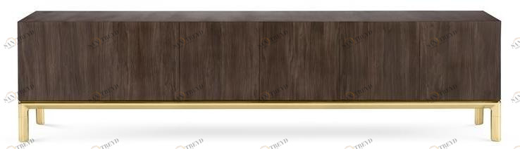 GHIDINI1961 Комод из фанерованной древесины с распашными дверцами Frame Sg303bw101