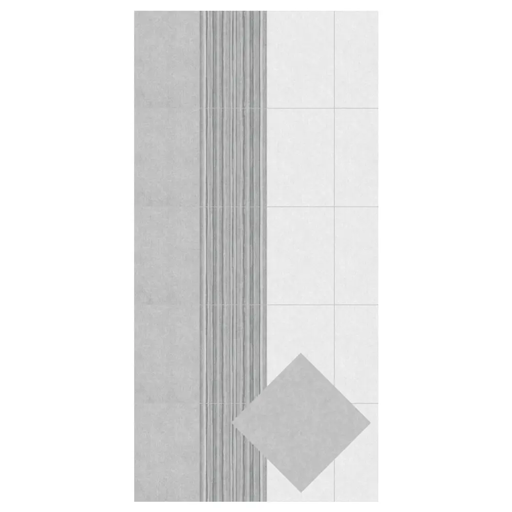 Плитка настенная Керамин Ассам 1Д 40x27.5 см 1.65 м² цвет серый 84760414 STLM-2038530 - Вид №4