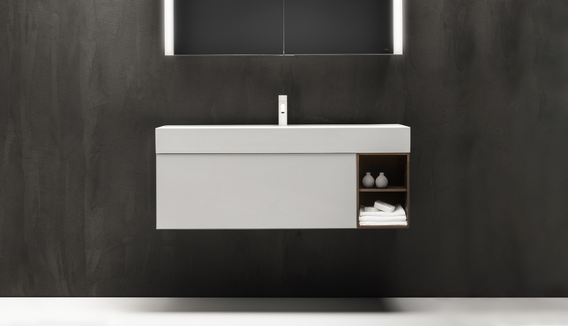 Quattro.Zero – D7H Умывальники для настенного и верхнего монтажа Falper  - Вид №1